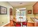 Bright dining area with a view to the yard, perfect for casual Gathering meals at 1581 Culbertson Ave., Myrtle Beach, SC 29577