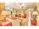 Inviting living room featuring a fireplace, hardwood floors, and comfortable seating arrangement at 1581 Culbertson Ave., Myrtle Beach, SC 29577