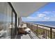 Relax on this lovely balcony and soak in the amazing ocean views while enjoying the fresh air at 2001 S Ocean Blvd. # 406, Myrtle Beach, SC 29577