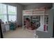 Lovely bedroom featuring a loft bed, with plenty of storage and natural light coming from a window at 2039 Chadbury Ln., Myrtle Beach, SC 29588