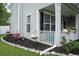 View of the porch with flowerbeds at 2039 Chadbury Ln., Myrtle Beach, SC 29588