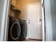Laundry room featuring black front load washer and dryer at 2039 Chadbury Ln., Myrtle Beach, SC 29588