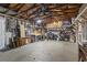 Unfinished basement with exposed ceiling, a workbench, and lots of space at 210 16Th Ave. N, Surfside Beach, SC 29575