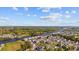 Stunning aerial view of waterfront condos with a pool and waterway access at 214 Landing Rd. # I, North Myrtle Beach, SC 29582