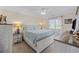 Comfortable bedroom with a queen bed, matching nightstands, and a bright window at 214 Landing Rd. # I, North Myrtle Beach, SC 29582