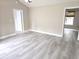 Open floor plan featuring continuous laminate flooring and fresh neutral paint at 2429 Westbrook Dr., Conway, SC 29527