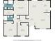 Detailed floor plan showcasing the layout of the house, including the primary bedroom, kitchen, and living room at 2654 Wild Game Trail, Myrtle Beach, SC 29588
