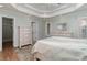 View of the main bedroom featuring a walk-in closet and neutral-toned walls and wood floors at 2654 Wild Game Trail, Myrtle Beach, SC 29588