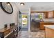 Functional kitchen with oak cabinets, stainless steel appliances, and neutral flooring at 3012 Sabal Ct., Murrells Inlet, SC 29576