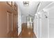 Inviting entryway with hardwood floors and a view into the bright, open living space at 356 Whipple Run Loop, Myrtle Beach, SC 29588
