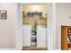 Convenient laundry area with washer, dryer, and shelving for storage at 4006 Fairway Lakes Dr. # 4006, Myrtle Beach, SC 29577
