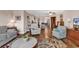Cozy living room featuring hardwood floors, comfortable seating, and stylish decor at 4006 Fairway Lakes Dr. # 4006, Myrtle Beach, SC 29577