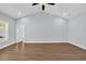 Open-concept room featuring smooth floors, light blue paint and neutral trim at 5132 Little River Neck Rd., North Myrtle Beach, SC 29582