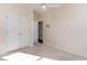 Bedroom features carpeted floors, a ceiling fan, and an attached closet and doorway at 2934 Midiron Ct., Myrtle Beach, SC 29577