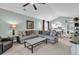 Inviting living room with a comfortable sectional sofa and stylish decor at 5750 Oyster Catcher Dr. # 1135, North Myrtle Beach, SC 29582