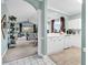 Open floor plan showing the kitchen flowing seamlessly into the living room, creating a connected and inviting space at 5750 Oyster Catcher Dr. # 1135, North Myrtle Beach, SC 29582
