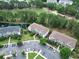 An aerial view shows the community's proximity to parking and other complexes at 5825 Catalina Dr. # 1034, North Myrtle Beach, SC 29582