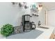 Charming coffee bar area with a coffee maker, mugs, and decorative sign creating a cozy and inviting space at 6100 N Ocean Blvd. # 804, North Myrtle Beach, SC 29582