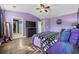 Bedroom with a ceiling fan, and stylish decor at 650 Woodman Dr., Conway, SC 29526