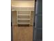 Spacious walk in closet with shelves and hardwood flooring at 880 Briarwood Dr., Myrtle Beach, SC 29572