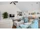 Open living area flows into a dining area and a breakfast bar at 948 Jackline Place # 201, Murrells Inlet, SC 29576