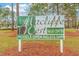 Marcliffe West sales center sign with model home information and contact number at 948 Jackline Place # 201, Murrells Inlet, SC 29576