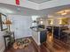 A bar area offers an entrance with dark wood floors at 9650 Shore Dr. # 810, Myrtle Beach, SC 29572