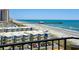 Breathtaking view from the condo overlooking the beach, pier, and clear blue ocean at 9650 Shore Dr. # 810, Myrtle Beach, SC 29572