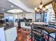 A kitchen features granite counters, stainless steel appliances, and ocean views at 9650 Shore Dr. # 810, Myrtle Beach, SC 29572