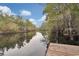 Serene waterfront view with calm water and lush green trees at 993 Cherrystone Loop, Conway, SC 29526