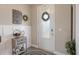 Inviting entryway with white trim and decorative accents at 101 Cowan Pl., Myrtle Beach, SC 29588