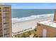 Lovely aerial shot overlooking the ocean and beach at 1207 S Ocean Blvd. S # 51107, Myrtle Beach, SC 29577