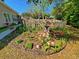 Charming garden area with a variety of flowers, plants, and a small bird bath at 2488 Oriole Dr., Murrells Inlet, SC 29576