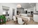 Open concept dining area featuring wood floors and neutral decor at 255 Augusta Green Way, Myrtle Beach, SC 29579