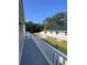 The back porch overlooks the backyard, offering a tranquil outdoor space for relaxation at 2601 Sand Dunes Dr., Myrtle Beach, SC 29577