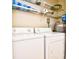 Bright laundry room features a modern washer and dryer at 273 Golden Bear Dr. # F3, Pawleys Island, SC 29585
