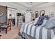 Comfortable main bedroom with stylish decor, including tray ceilings and modern finishes at 296 Switchgrass Loop, Little River, SC 29566