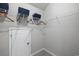 Organized walk-in closet with ample shelving and hanging space for wardrobe storage at 3316 Bay View Ct., North Myrtle Beach, SC 29582