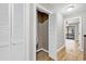 Hallway closet with bi-fold doors at 404 72Nd Ave. N # 206, Myrtle Beach, SC 29572