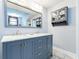 Stylish bathroom featuring double sinks and a decorative cabinet at 4240 Highway 17 Business, Murrells Inlet, SC 29576