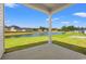 Covered patio view offering peaceful water views and a serene outdoor living space at 5019 Riverton Ct, Myrtle Beach, SC 29579