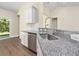 Kitchen area featuring stainless steel appliances, granite countertops, and modern faucet at 5333 Abbey Park Loop, Myrtle Beach, SC 29579