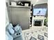 Cozy living room features built-ins, a fireplace, and modern decor at 6001-Z55 South Kings Hwy., Myrtle Beach, SC 29575