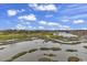 Scenic aerial view of the golf course, tranquil waterways, and surrounding landscape at 9547 Edgerton Dr. # 702, Myrtle Beach, SC 29572