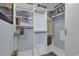 Organized walk-in closet featuring shelves, hanging rods, and storage baskets at 9547 Edgerton Dr. # 702, Myrtle Beach, SC 29572