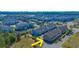 Aerial view of a neighborhood with multiple townhomes and various amenities at 105 Villa Mar Dr. # C-1, Myrtle Beach, SC 29579