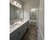 Bathroom featuring double sinks with shower/tub combo at 1051 Laconic Dr., Myrtle Beach, SC 29588