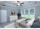 Serene main bedroom with tray ceiling, ample natural light, and neutral decor at 1059 Laconic Dr., Myrtle Beach, SC 29588