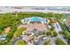 Expansive resort aerial featuring a grand building, pools, and beach access at 1313 Villa Marbella Ct. # 4-102, Myrtle Beach, SC 29572