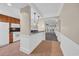 Kitchen area and hallway with tile flooring and view to the living room at 1313 Villa Marbella Ct. # 4-102, Myrtle Beach, SC 29572